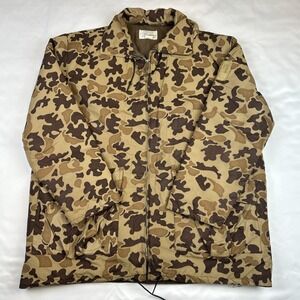 VTG 70s Orvis Parka Sz XL 1100 Flotation Padded Waterfowl Coat Duck Camo Hunting
